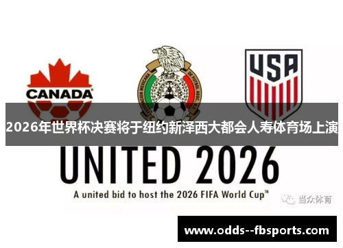 2026年世界杯决赛将于纽约新泽西大都会人寿体育场上演 2026年世界杯决赛将于纽约新泽西大都会人寿体育场上演